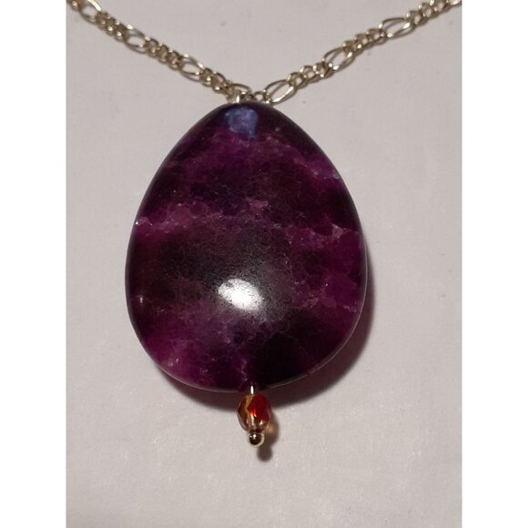 5 handmade layered necklaces with earrings amethyst, moonstone, and rose quartz. - Picture 2 of 5